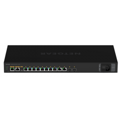 NETGEAR AV Line M4250-10G2XF-PoE+ - Switch - L3 - Managed - 10 x 10/100/1000 (8 PoE+) + 2 x 10 Gigabit SFP+ - side to side airflow - rack-mountable - PoE+ (240 W)